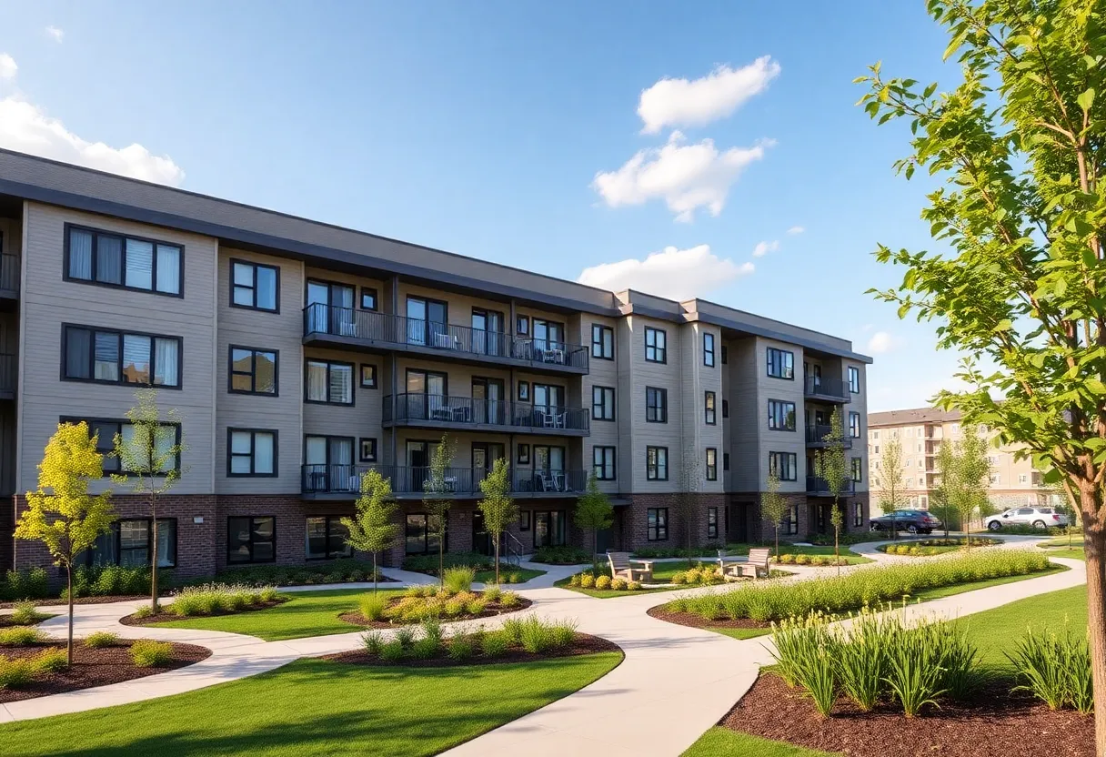 Affordable housing complex in Cleveland