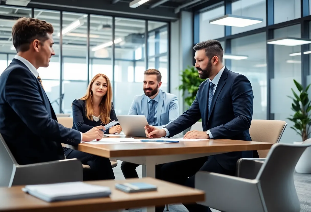 Teamwork in an accounting firm environment