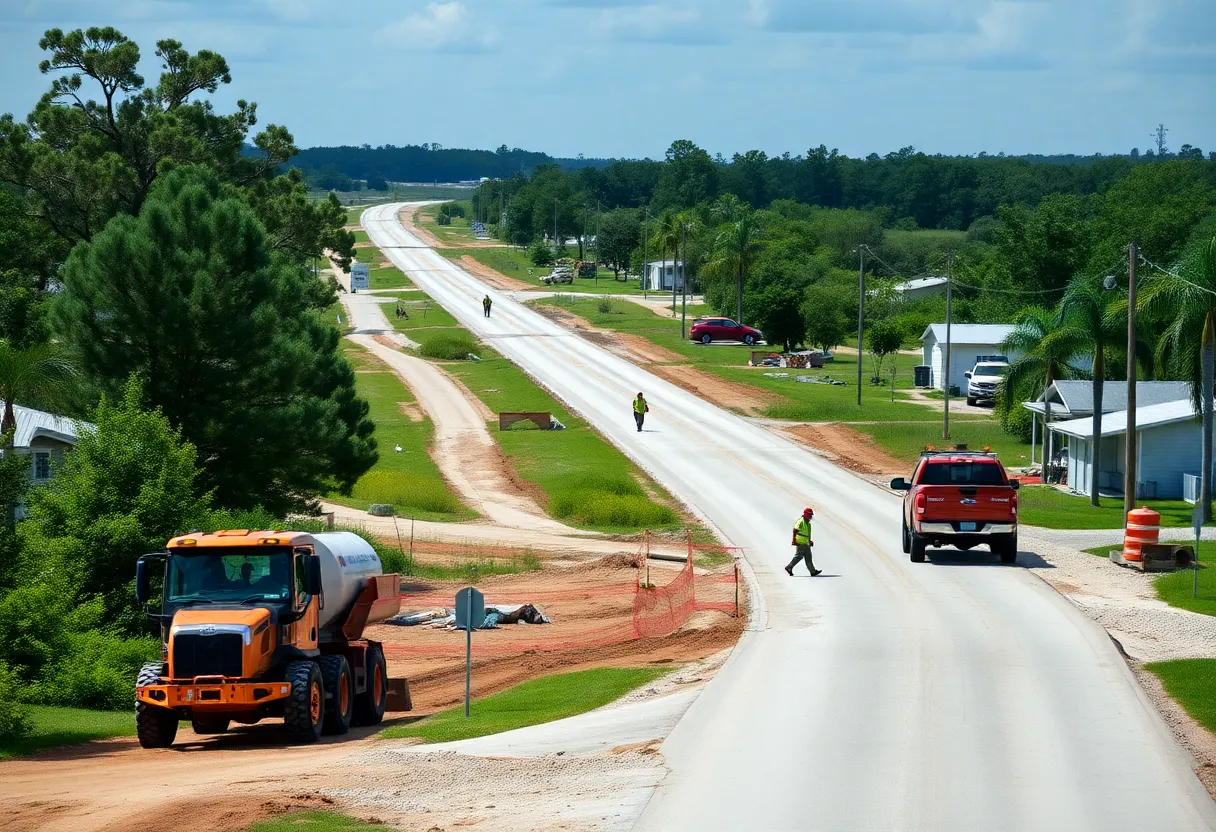 Infrastructure development in Haines City, Florida