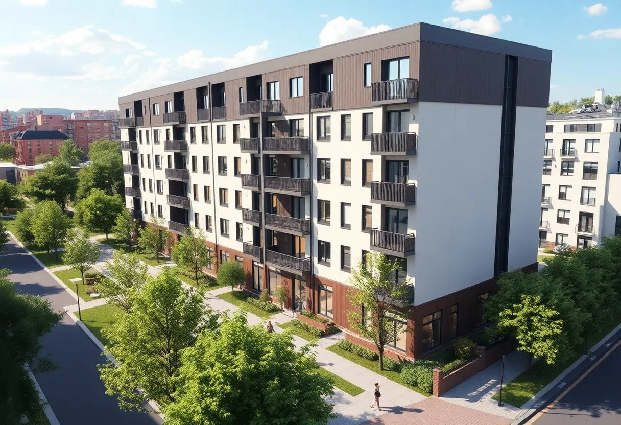 Rendering of Heartland Flats Apartments in Lincoln