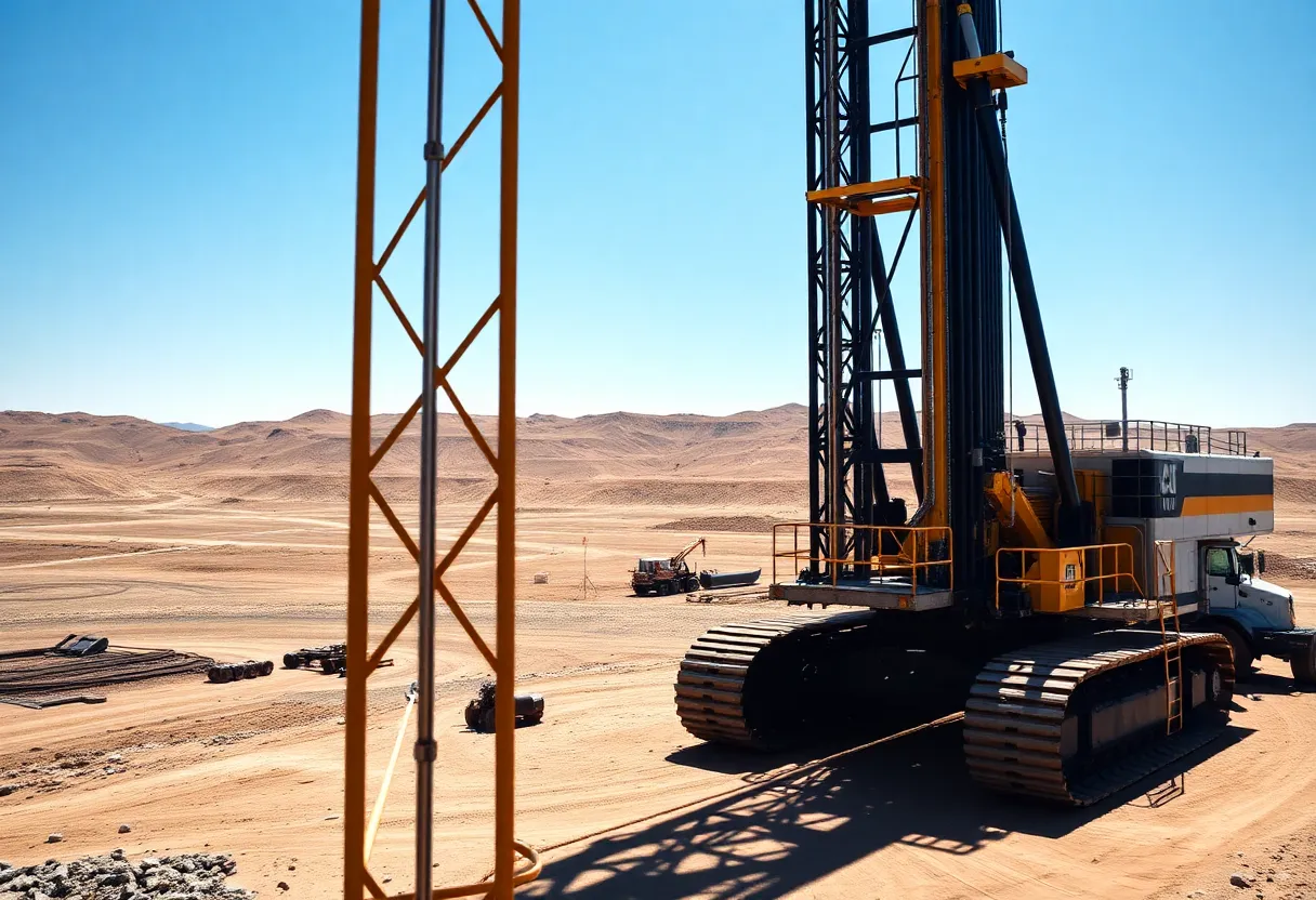 Large mining site at the Marathon Project showing sustainable practices