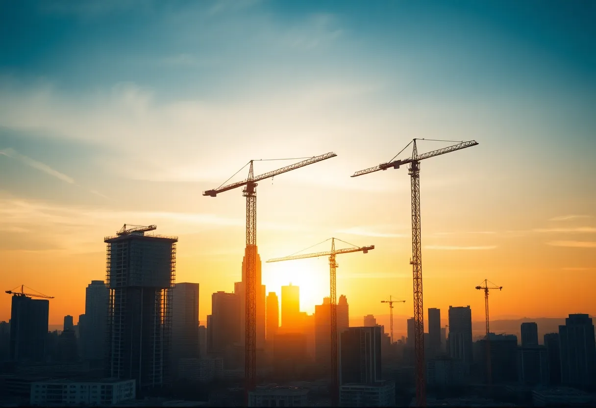 A construction site representing the Miami Worldcenter project.