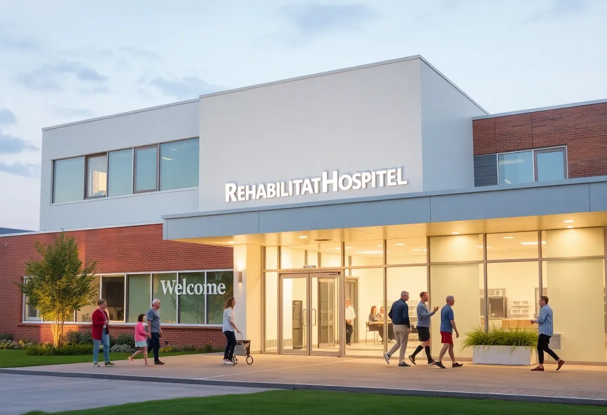 Exterior view of the Northeast Georgia Rehabilitation Institute