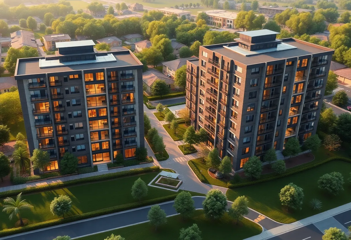 Rendering of Blue Hill Luxury Apartments in Watchung