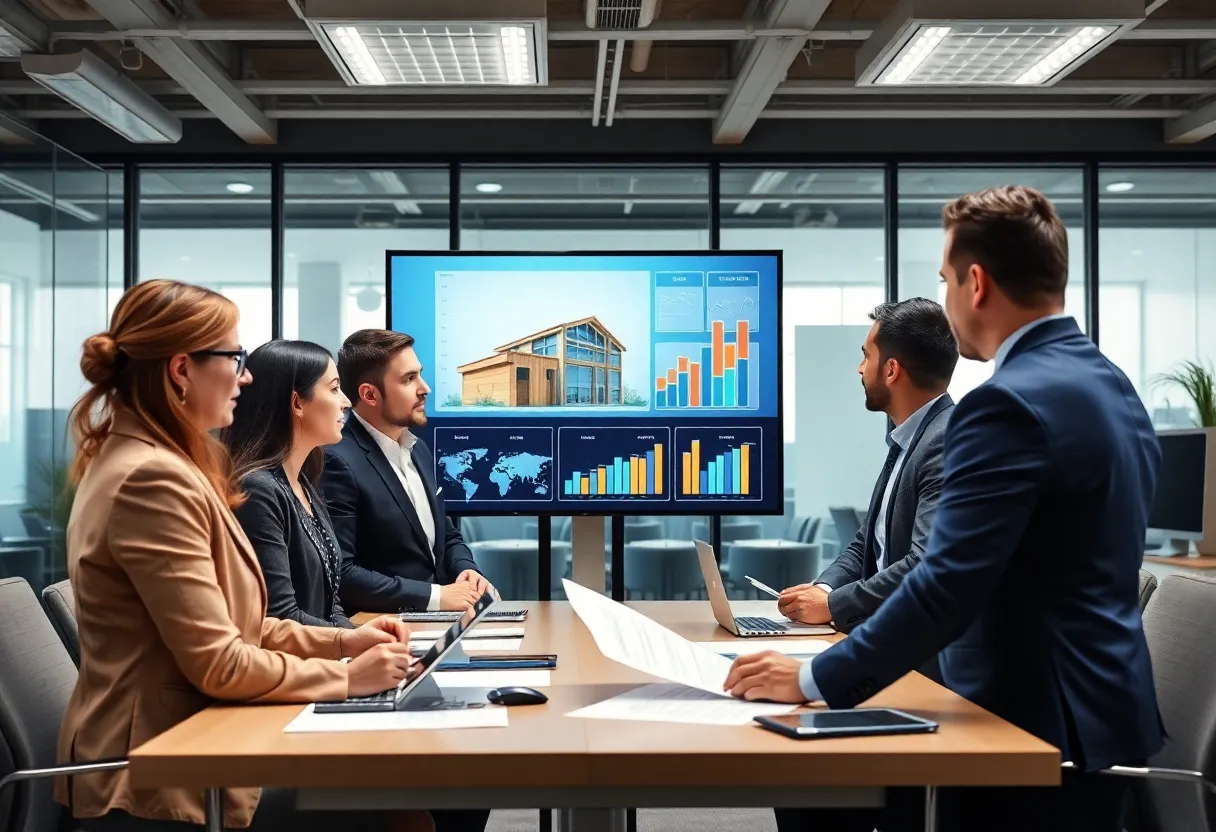 Lane Gorman Trubitt team discussing construction accounting