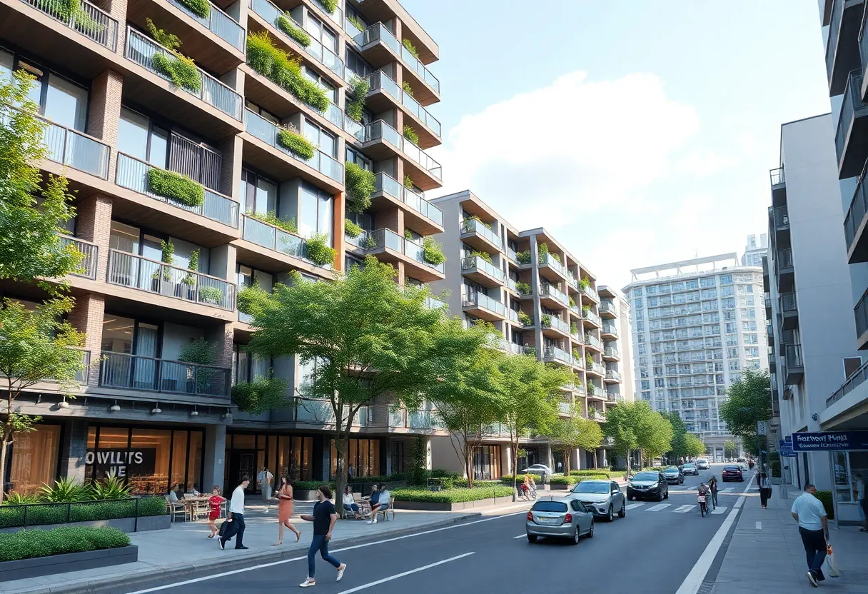 Rendering of the new affordable housing complex in San Jose