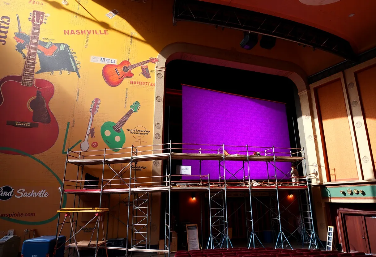 Renovation of a historic theater in Nashville's music district