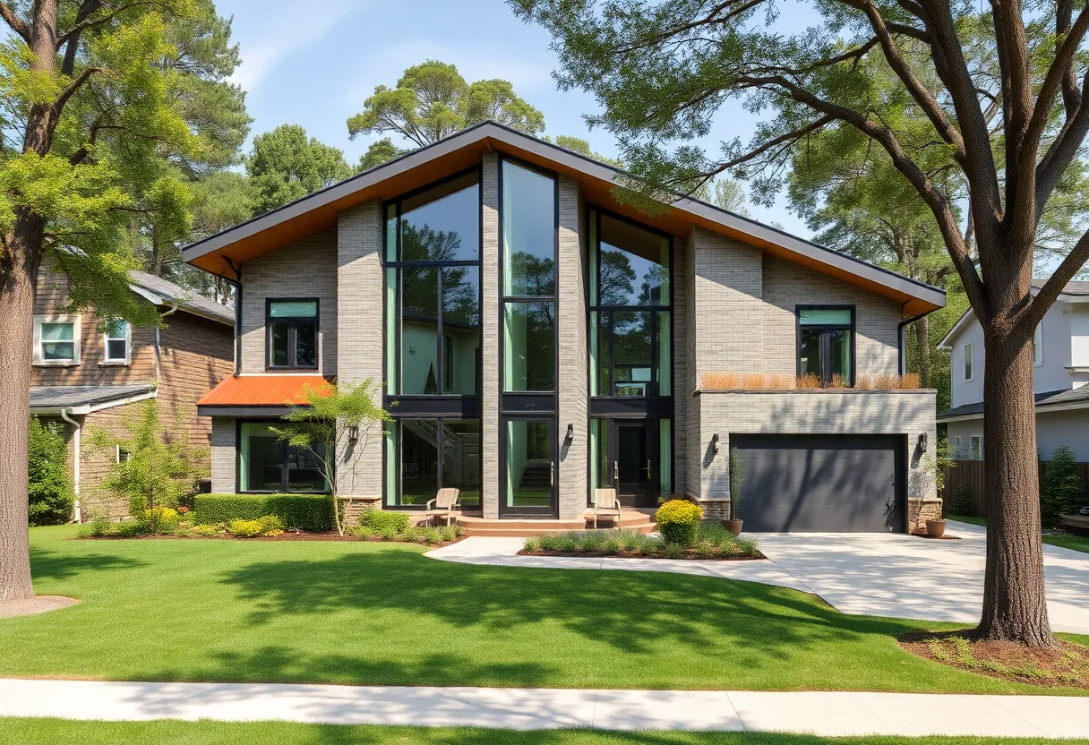 Modern home with sustainable materials in Shadow Ridge